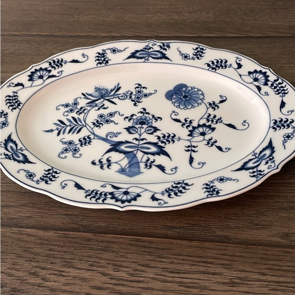 Blue Danube Small Oval Platter 12”